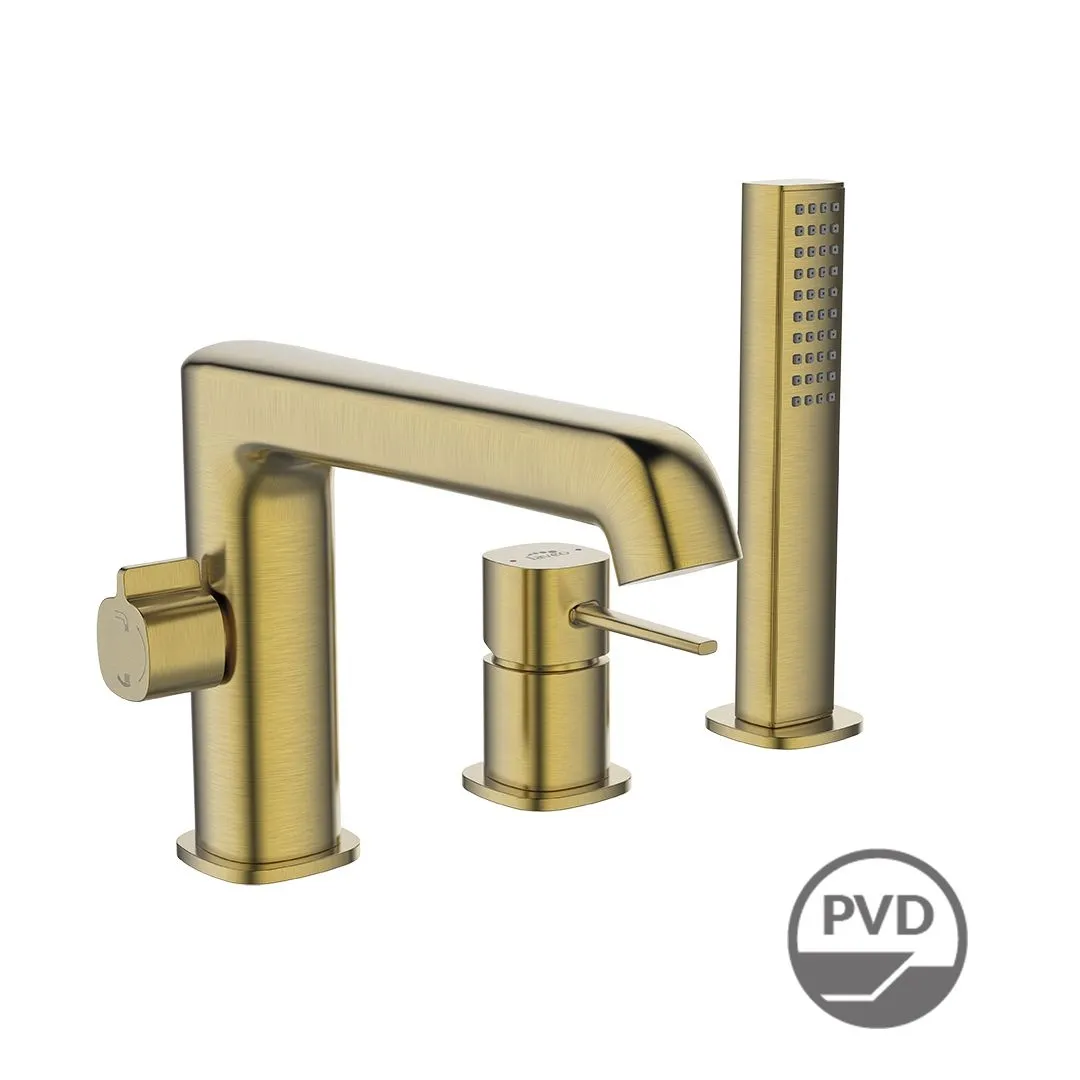 LAVEO Pola - bateria wannowa stojąca 3-otworowa