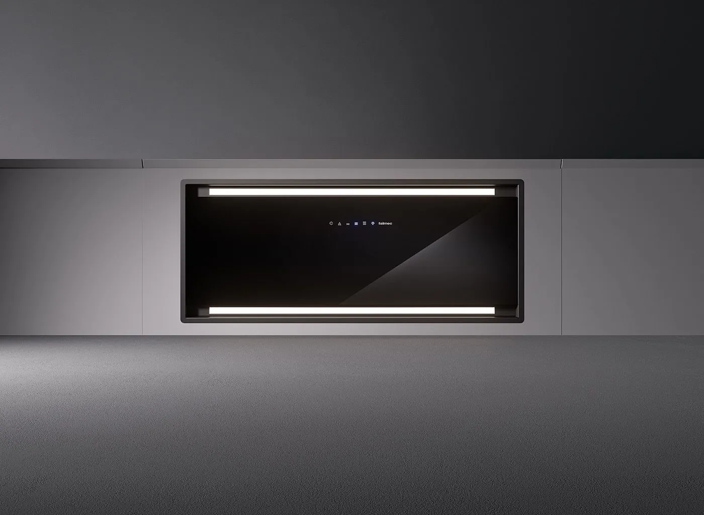 FALMEC Parallel 70 czarny 800 m³/h