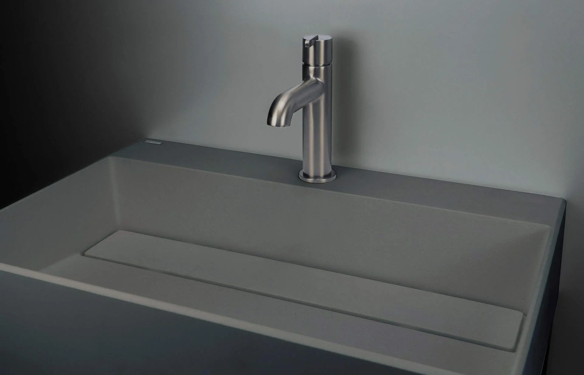 Deante Umywalka granitowa nablatowa  - z maskownicą