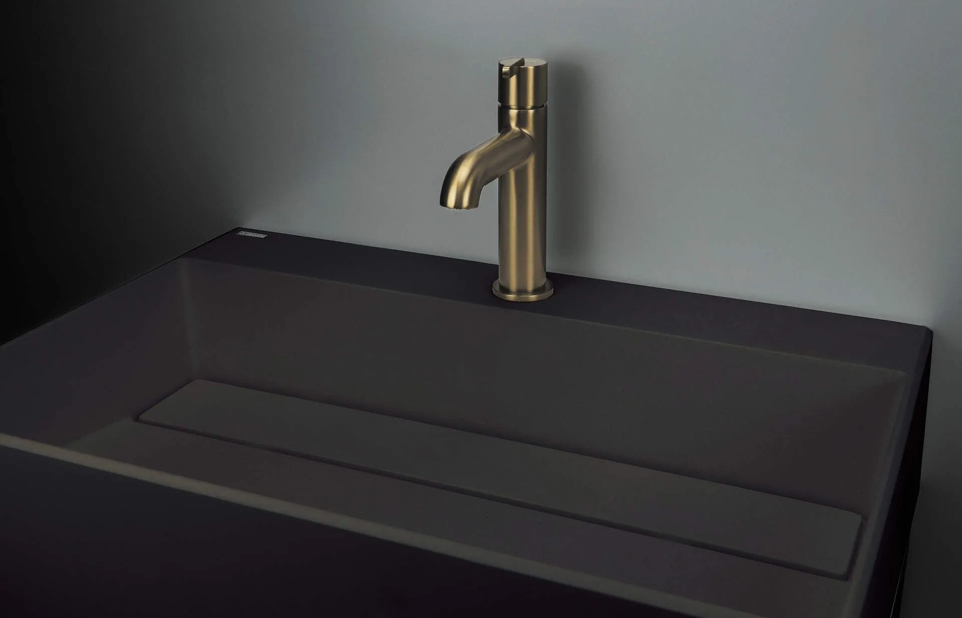 Deante Umywalka granitowa nablatowa  - z maskownicą