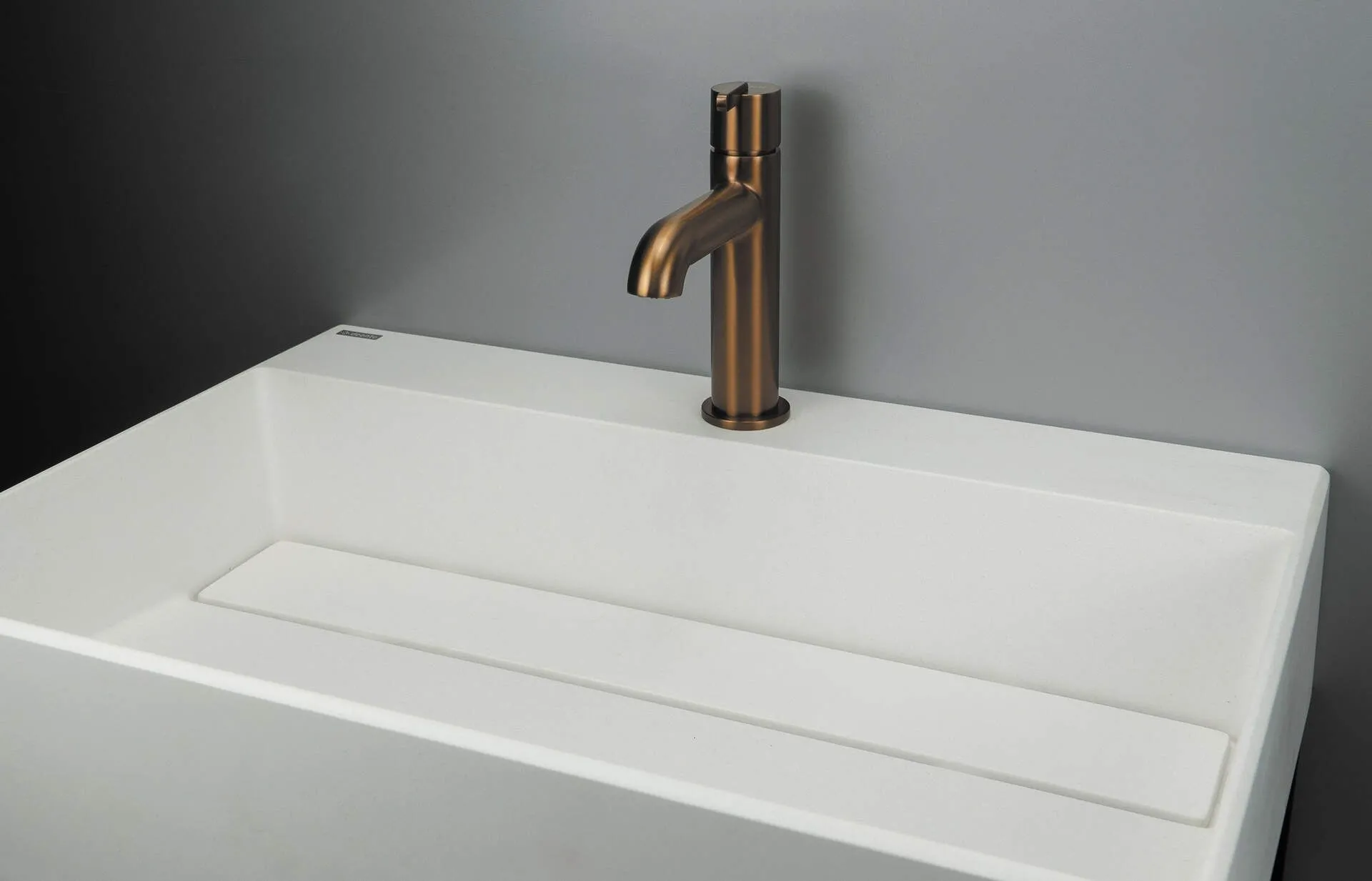 Deante CQR_AU6M Umywalka granitowa nablatowa  - z maskownicą