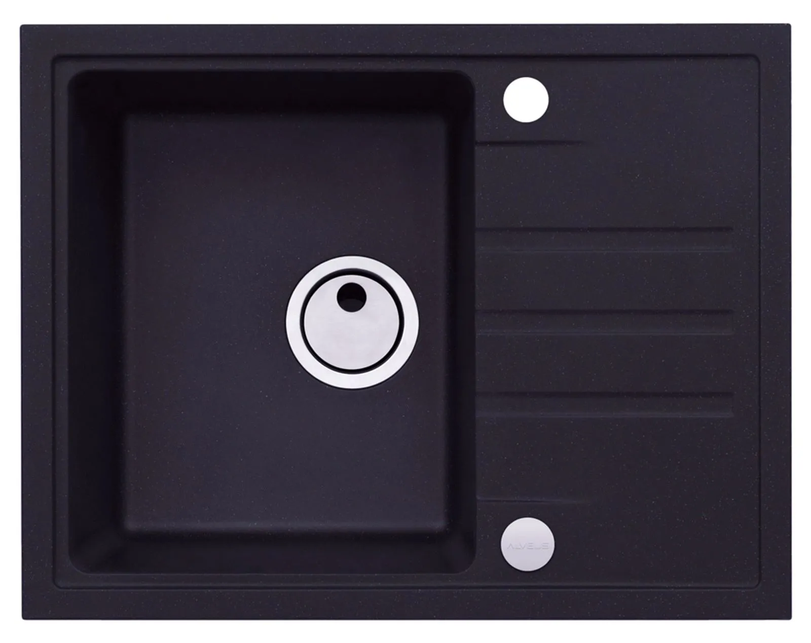 Alveus Intermezzo 30 deep black (62x48) z syfonem manualnym