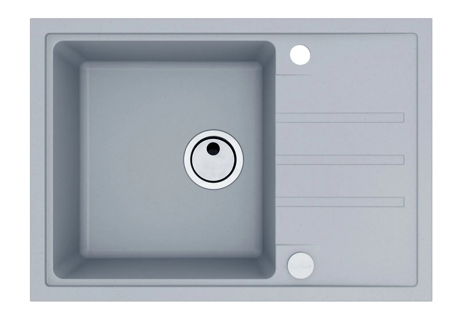 Alveus Intermezzo 40 steel 04  (68x48) z syfonem manualnym