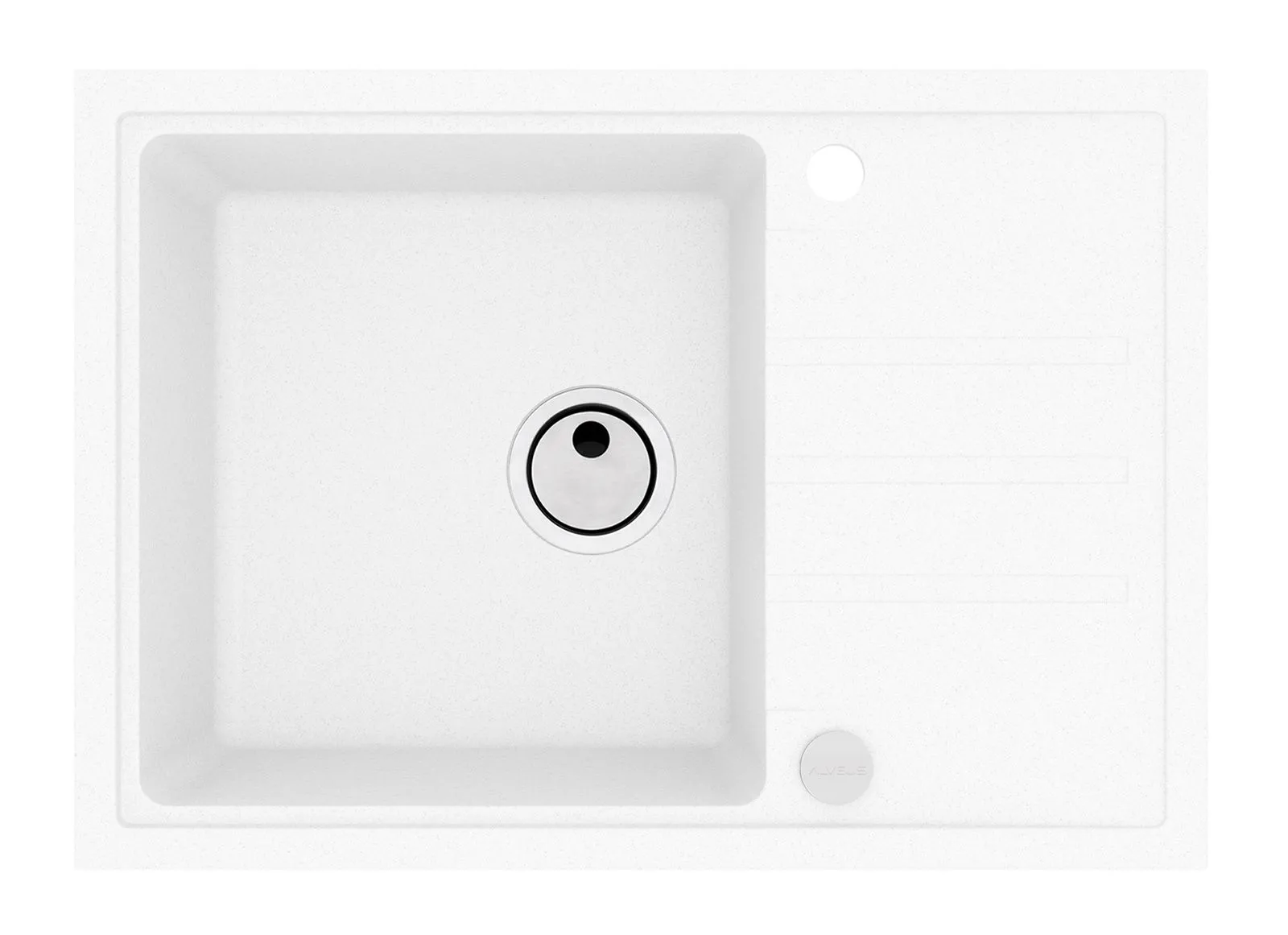 Alveus Intermezzo 40 biały 11 (68x48) z syfonem manualnym