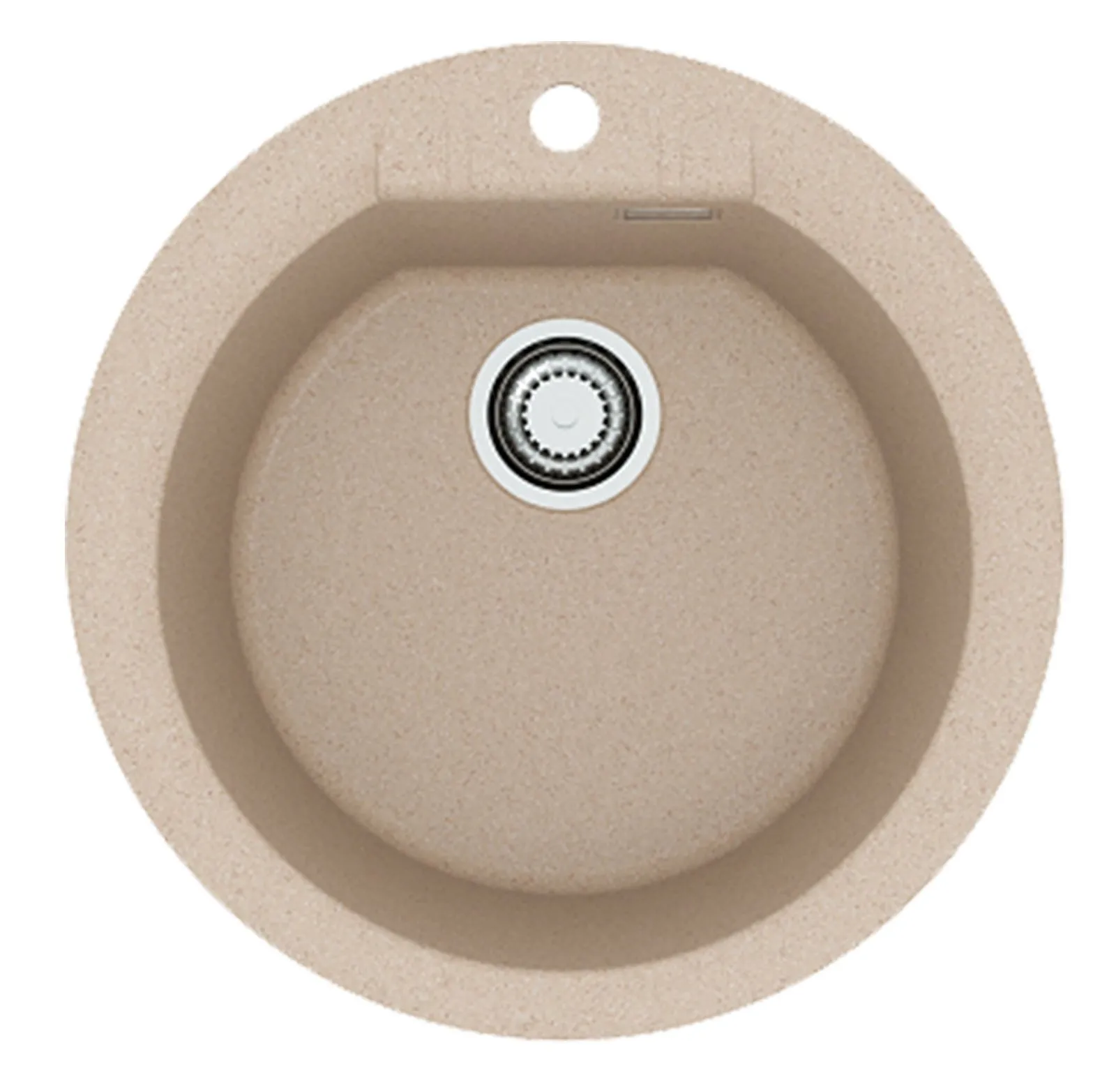 Alveus CADIT 100 kol. 22 PIASEK (fi 425 x 200 mm) zlew Granital kom. z syfonem manulanym 3 1/2"