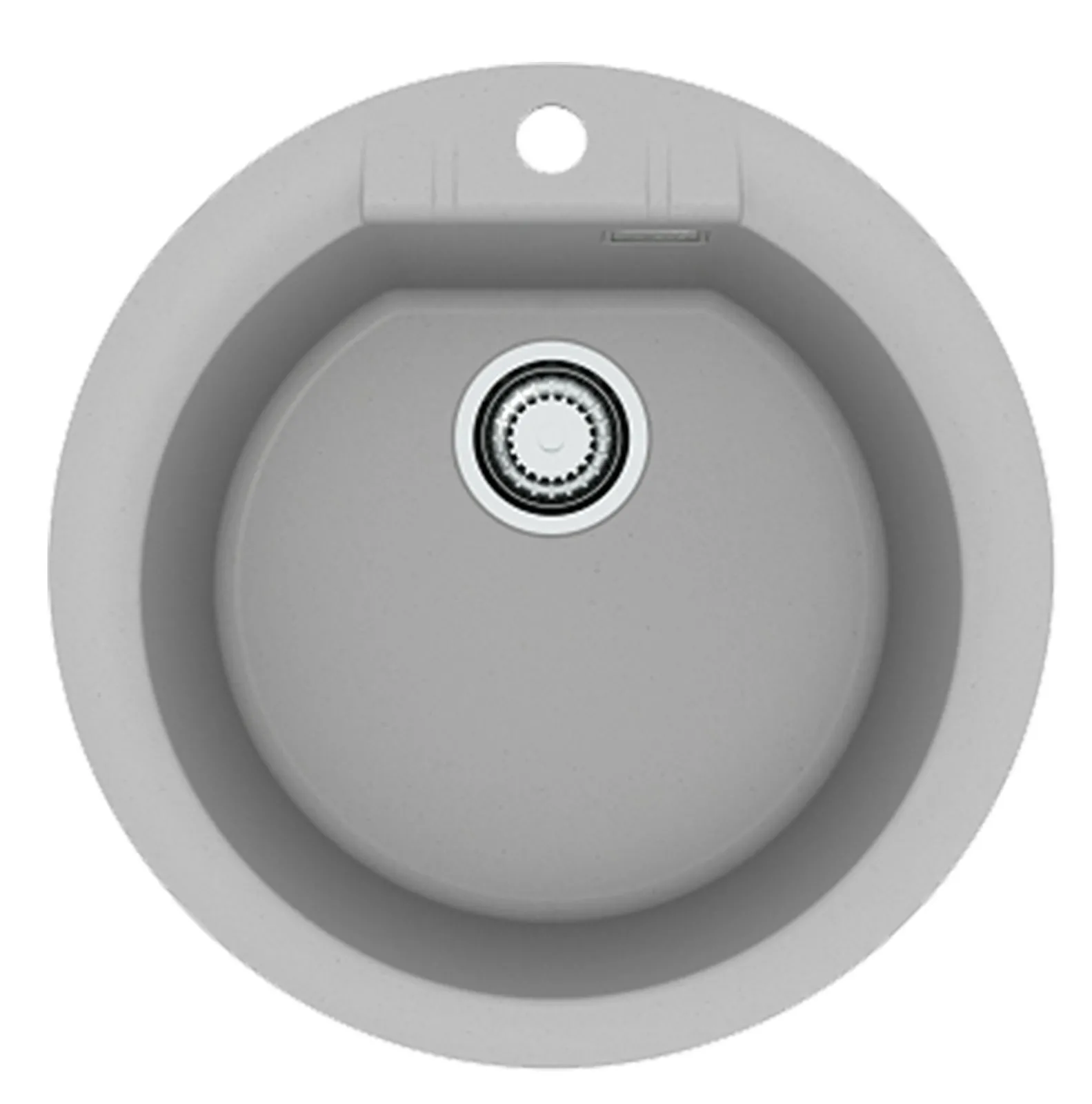 Alveus CADIT 100 kol. 81 BETON (fi 425 x 200 mm) zlew Granital kom. z syfonem manulanym 3 1/2"