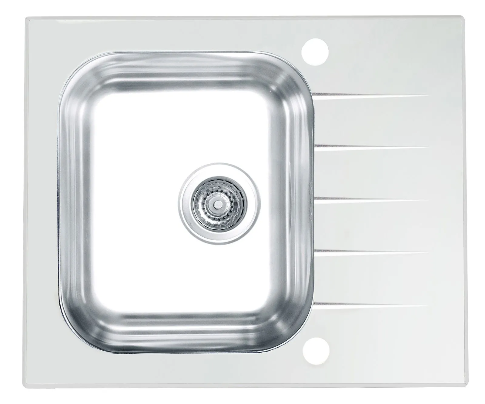 Alveus VITRO 10 POP-UP 3 1/2 60X50 satyna - biały