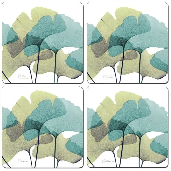 Cala Home Podkładki korkowe małe, pod kubek C11218 Gingko