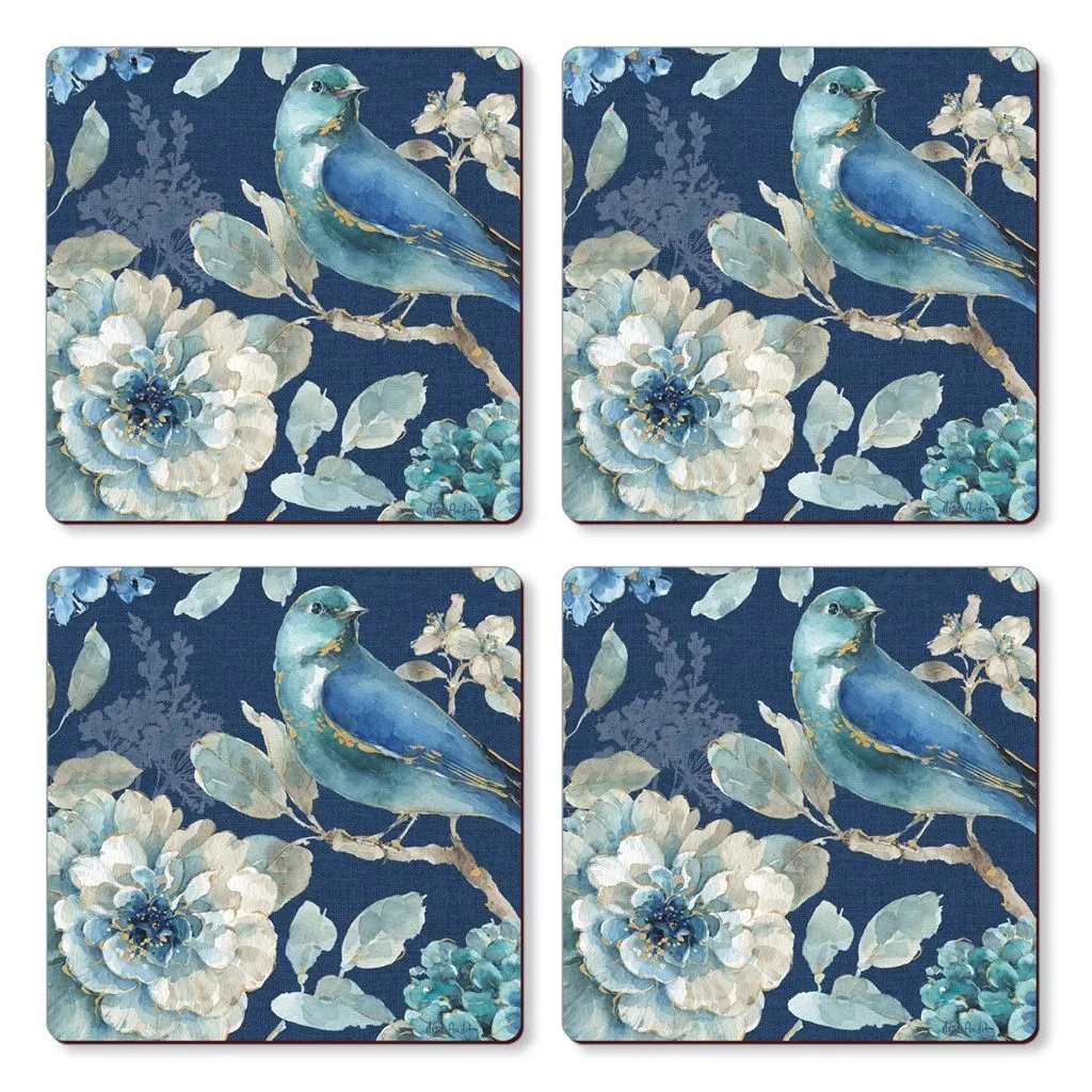 Cala Home Podkładki korkowe małe, pod kubek C11219 Indigold