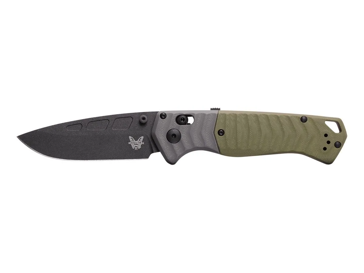 Benchmade PSK MAGNACUT 593BK GRAY & OD GREEN G10