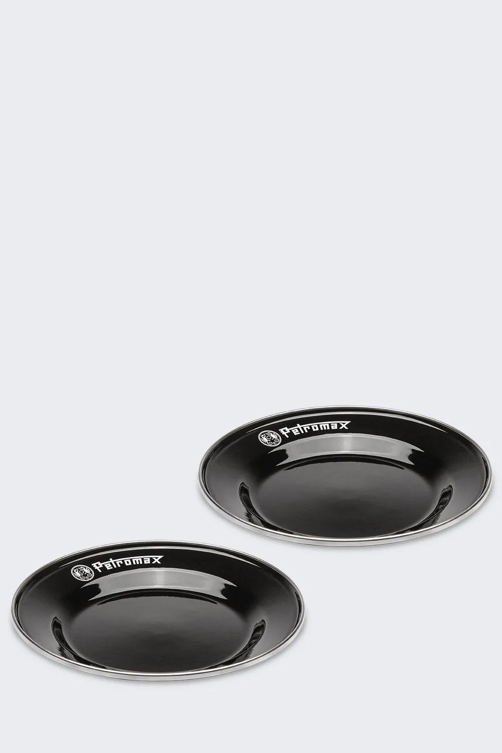 Petromax Talerze emaliowane 26 cm, czarne, 2 szt. (PX-TALERZ-26-S)