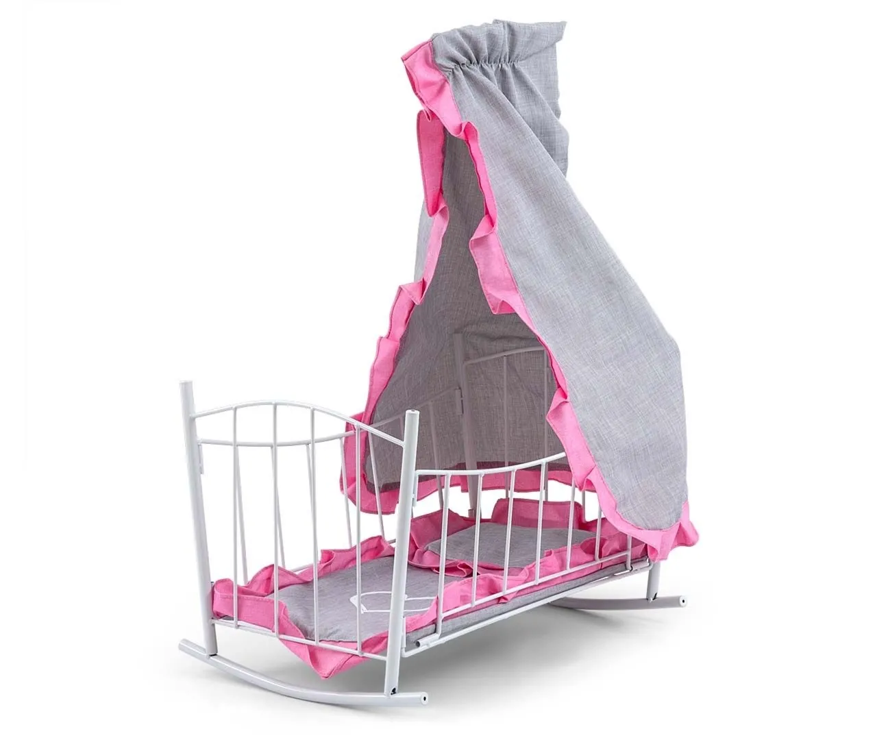 Łóżeczko dla lalek Lily Prestige Pink