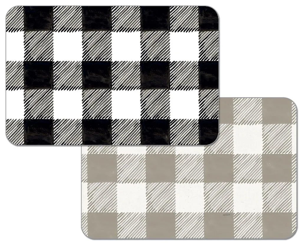 Cala Home Podkładki na stół dwustronne C174-00022 black - taupe