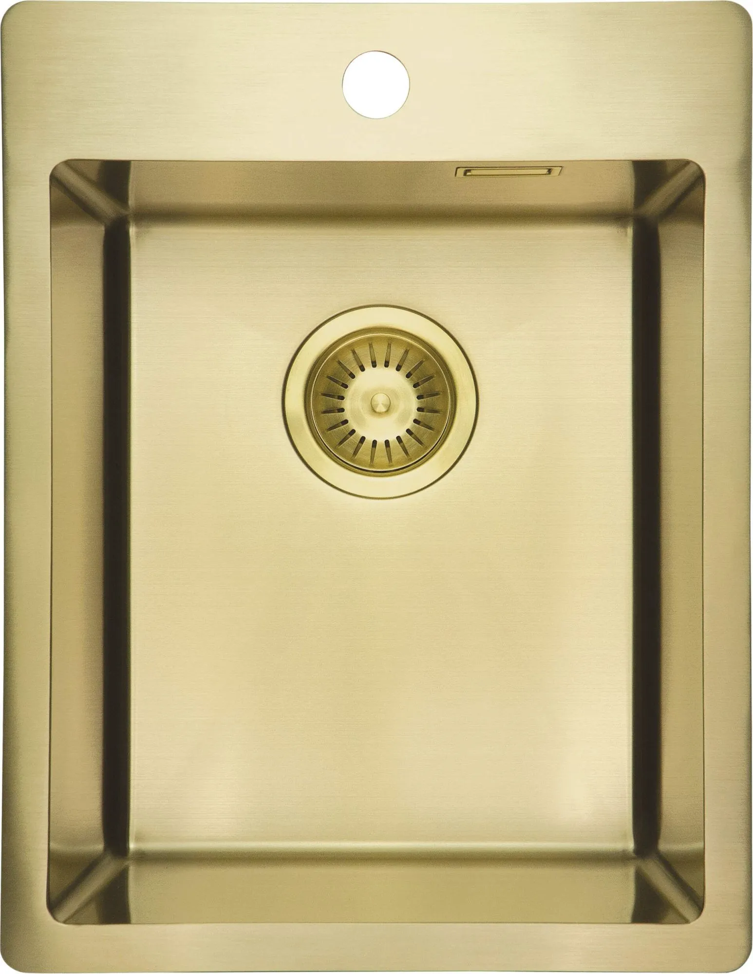 Deante ZPO_R10E Zlewozmywak stalowy złoty mat