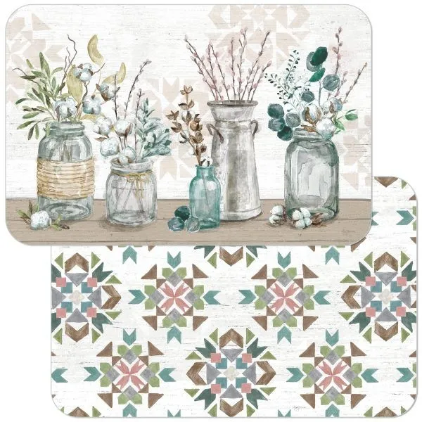 Cala Home Podkładki na stół dwustronne C174-00064 Cotton Bouquet