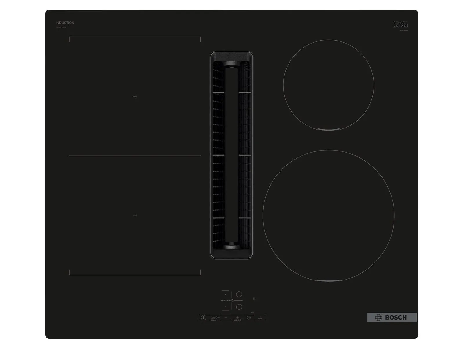 BOSCH PVS601B16E Płyta indukcyjna z okapem , montaż na równi z blatem