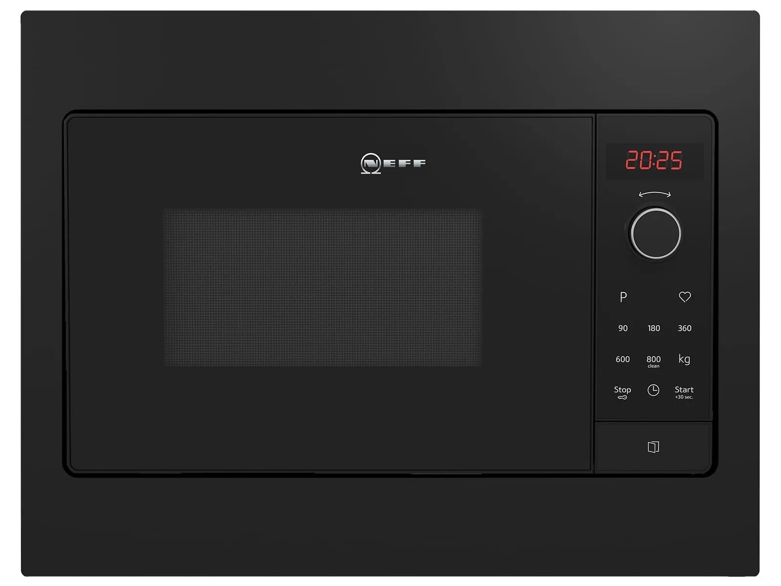 Neff HLAWG25S3 mikrofala do zabudowy czarna