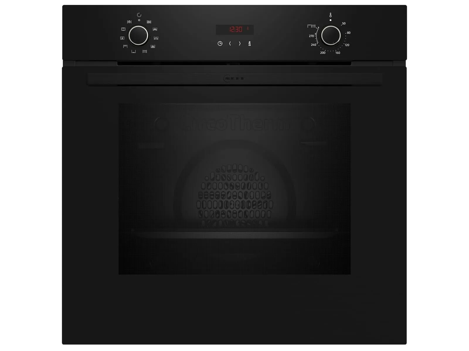 Piekarnik do zabudowy Neff B2CCG6AK3 z technologią CircoTherm i czyszczeniem pirolitycznym, czarny