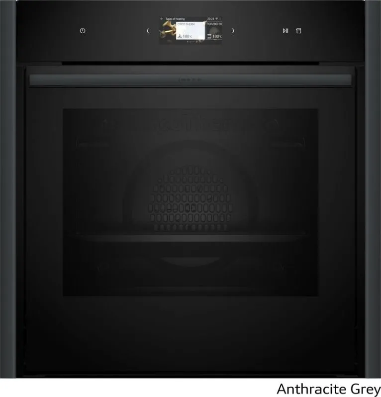 Neff B69FS3CY0-AG piekarnik do zabudowy z FullSteam, Antracytowy Szary