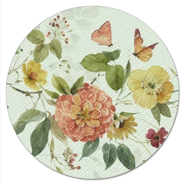 Cala Home Obrotowa podstawka szklana typu lazy susan C163-00041 Blessed Nature 33cm