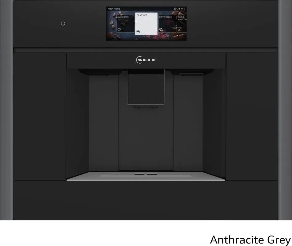 Neff CL9TX11Y0, w pełni automatyczny ekspres do kawy do zabudowy, Antracytowy Szary ZC045AY0