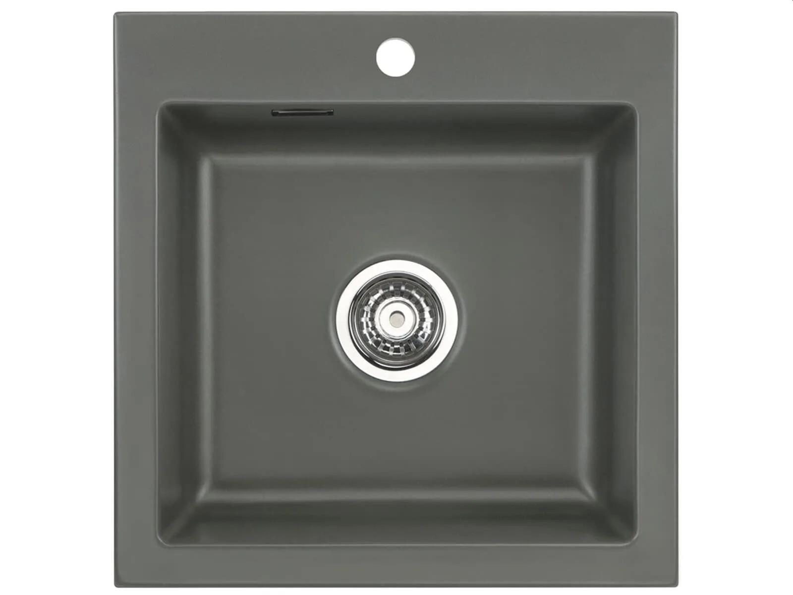 Systemceram Mera 51 Zlew ceramiczny Lawa, korek manualny