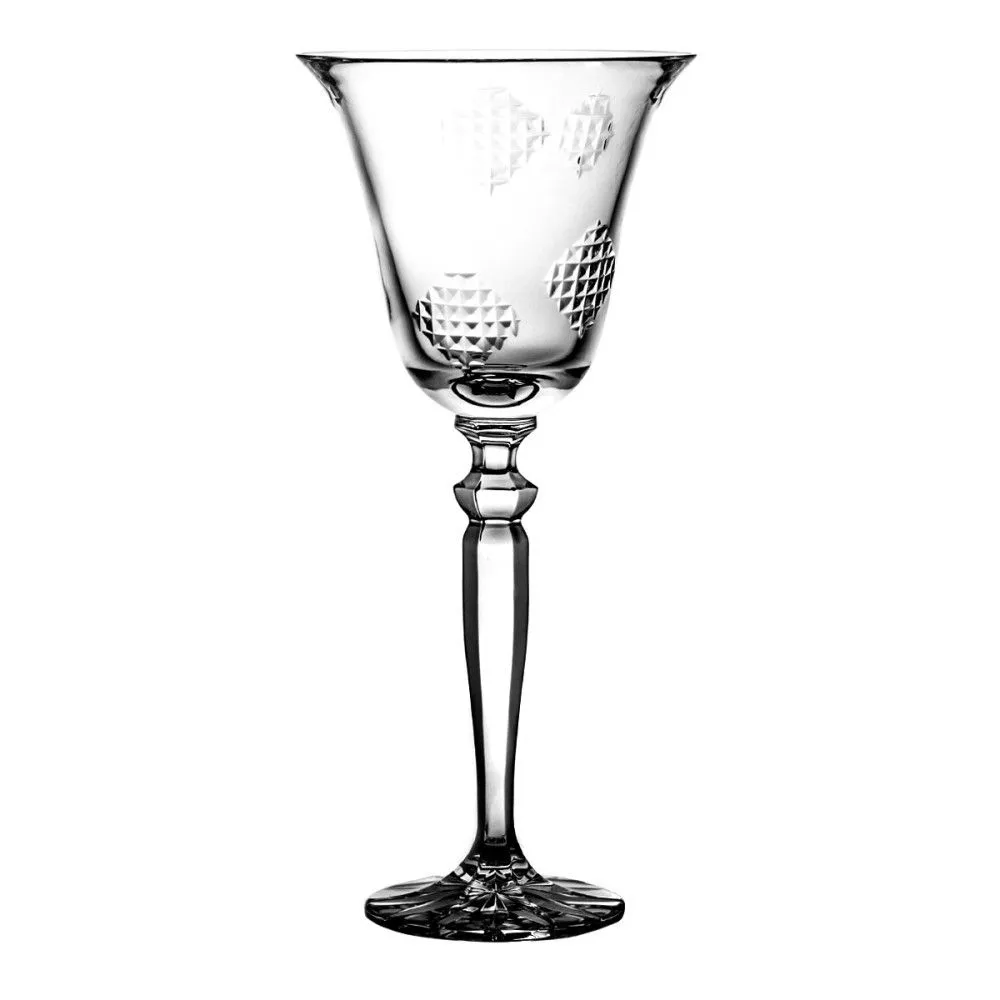 Crystal Julia Kieliszek kryształowy do wina białego Łatki