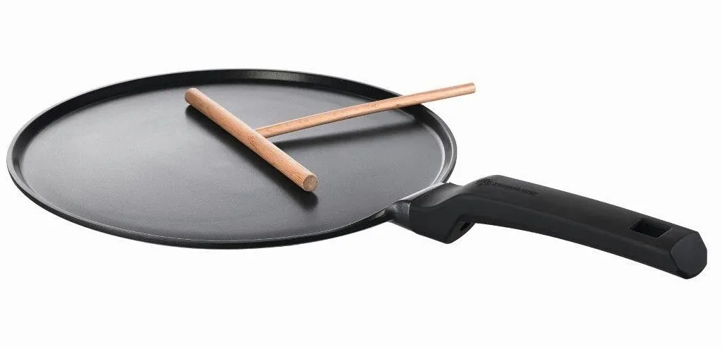 Schulte-Ufer Globus Patelnia do naleśników 28 cm Globe i wraz z akcesoriami 1636-28