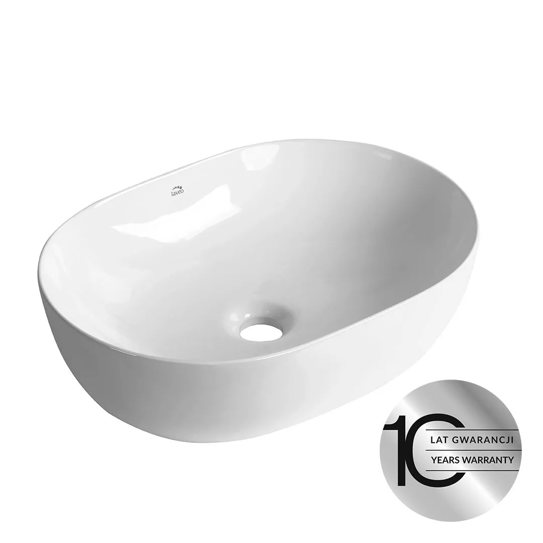 LAVEO Lomami VUL 6248 umywalka nablatowa ceramiczna