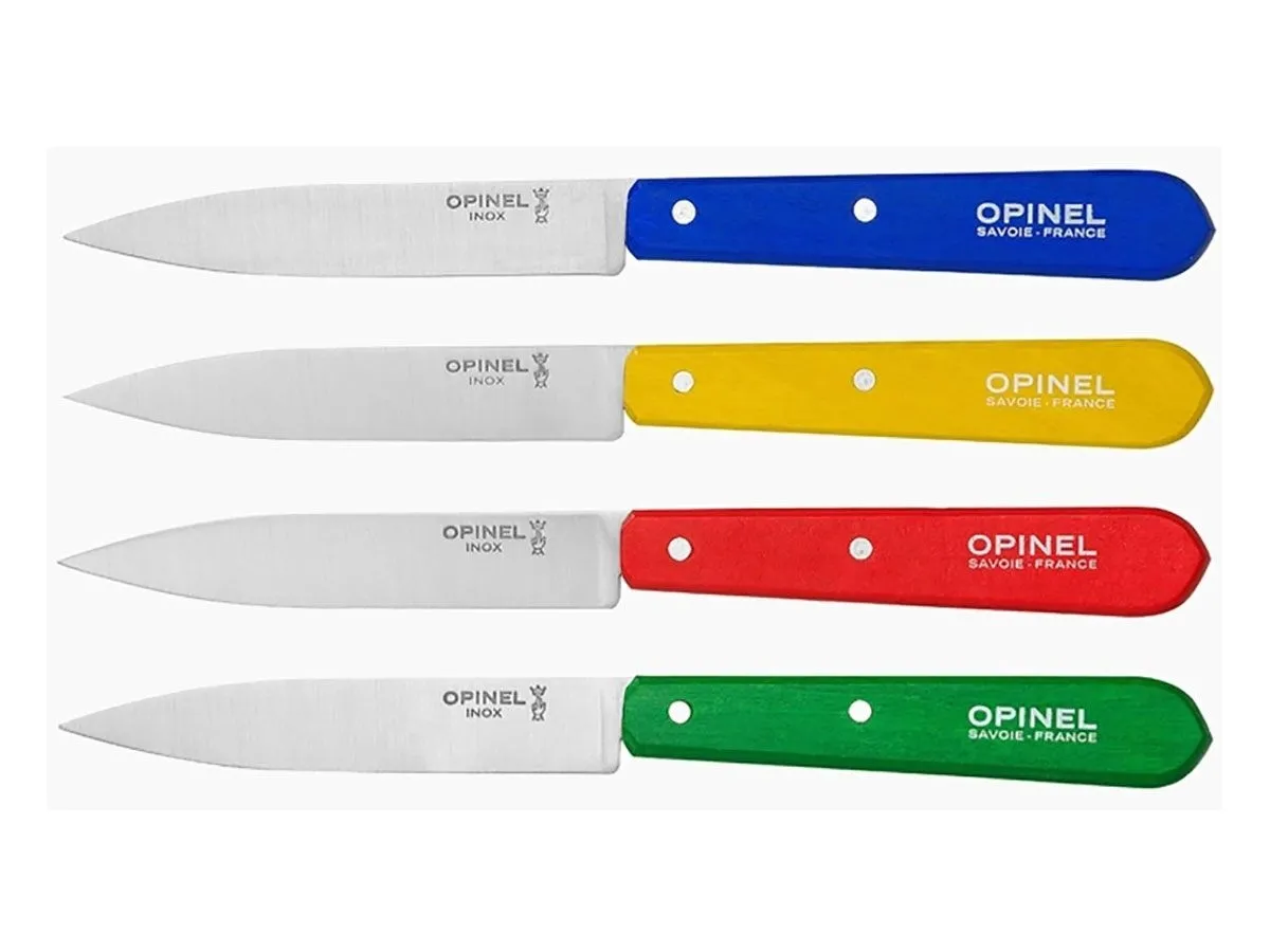 Opinel SET ESSENTIELS 4PZ N°112 SPELUCCHINO COLORI CLASSICI (001233)