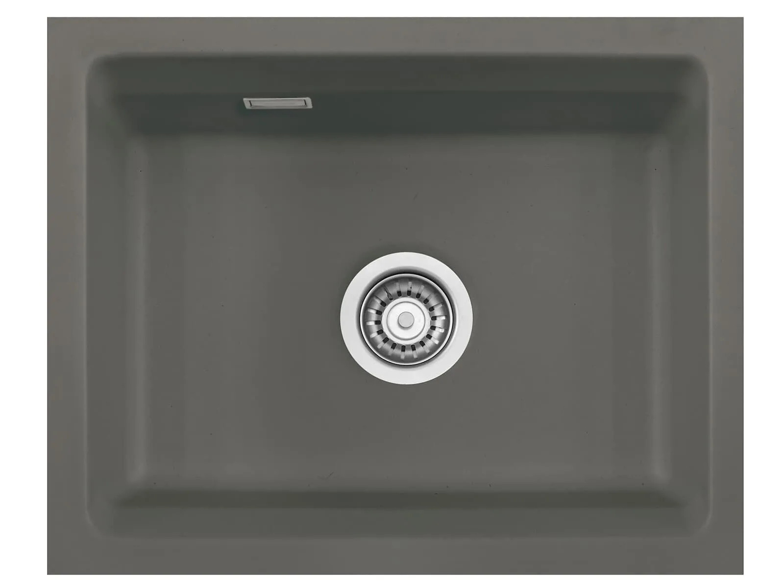 Systemceram Kara 50 U Lava, zlewozmywak ceramiczny, korek manualny