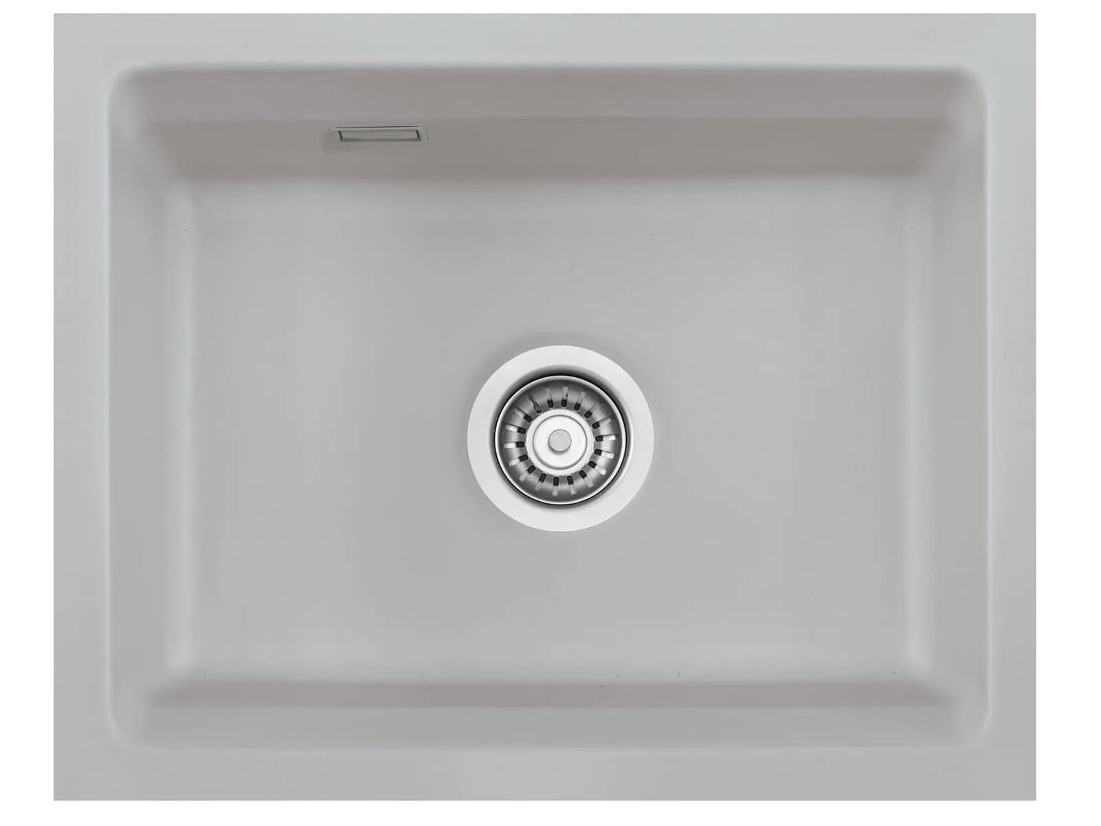 Systemceram Kara 50 U Titan, zlewozmywak ceramiczny, korek manualny