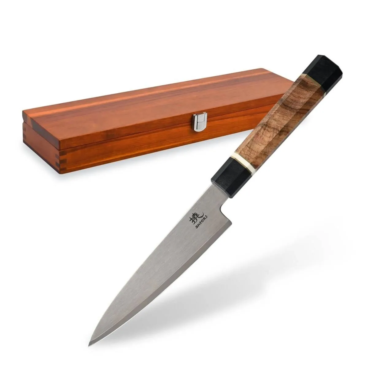 Klasyczny nóż szefa kuchni Shiori 撓 Orību  Sifu wielowarstwowa stal damasceńska