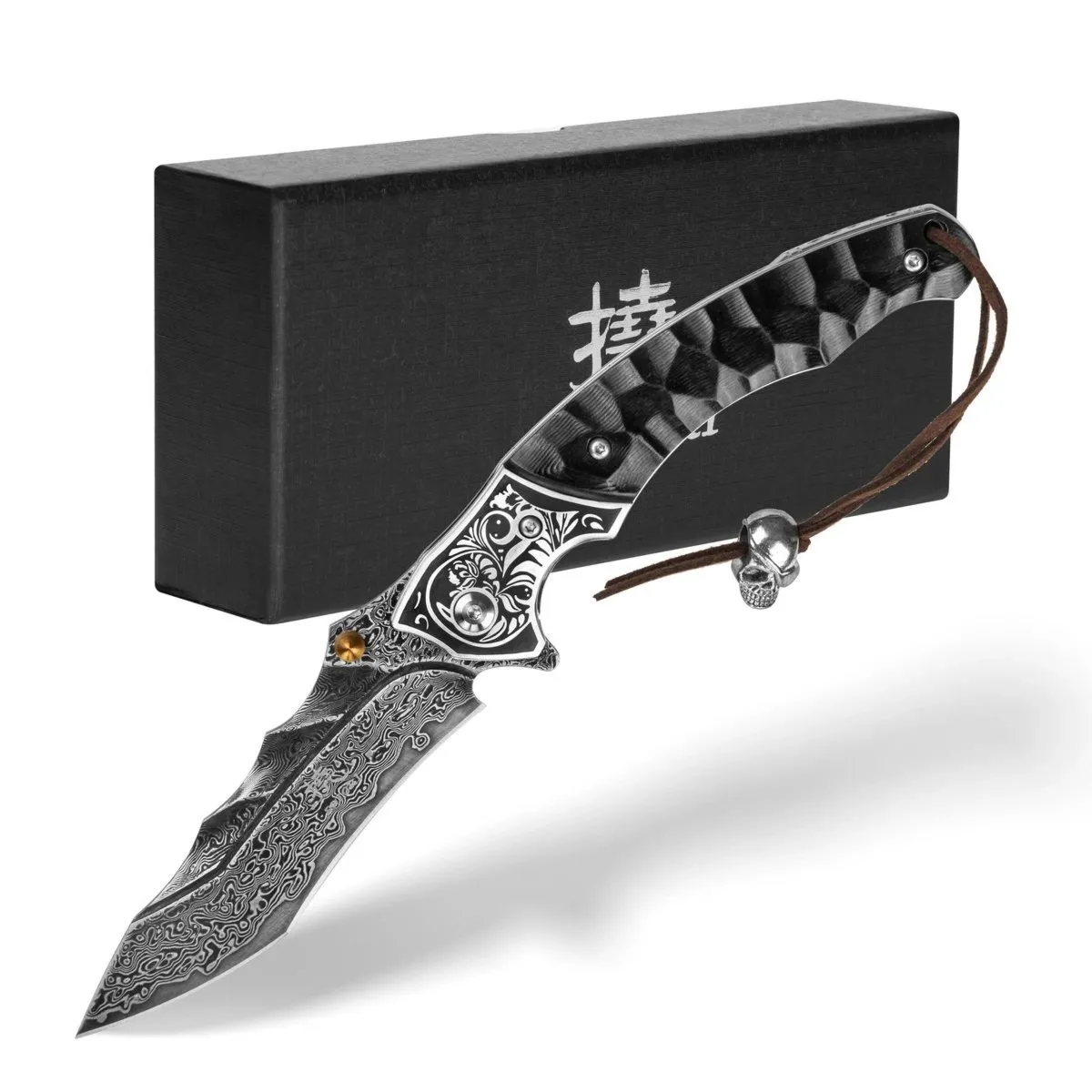 Nóż do owoców i warzyw Shiori 撓 Shōto by Jakub Suchta precyzyjny, mały, wielowarstwowa stal damasceńska