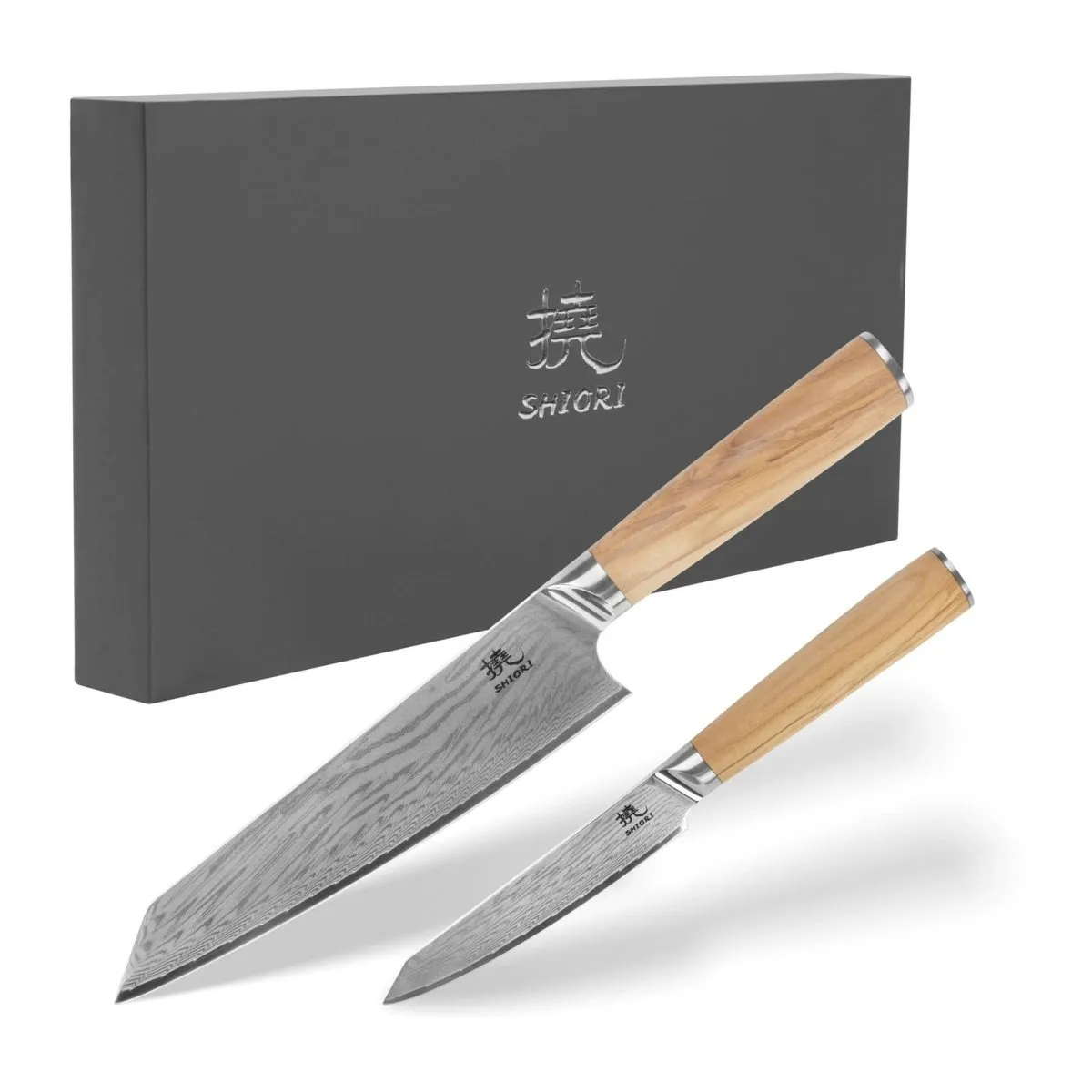 Klasyczny nóż szefa kuchni Shiori 撓 Orību  Sifu wielowarstwowa stal damasceńska