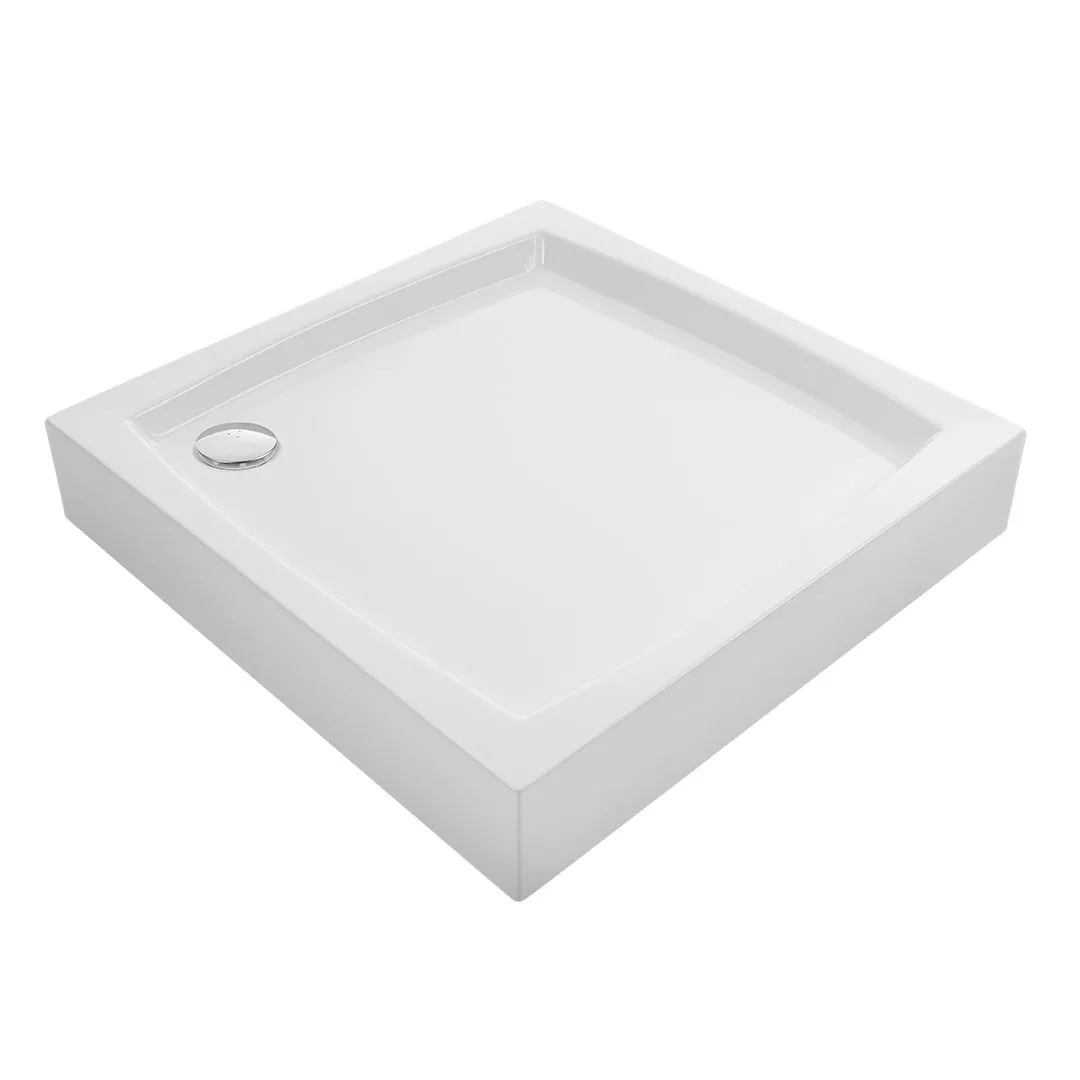 LAVEO Desna - brodzik kwadratowy 90x90 cm