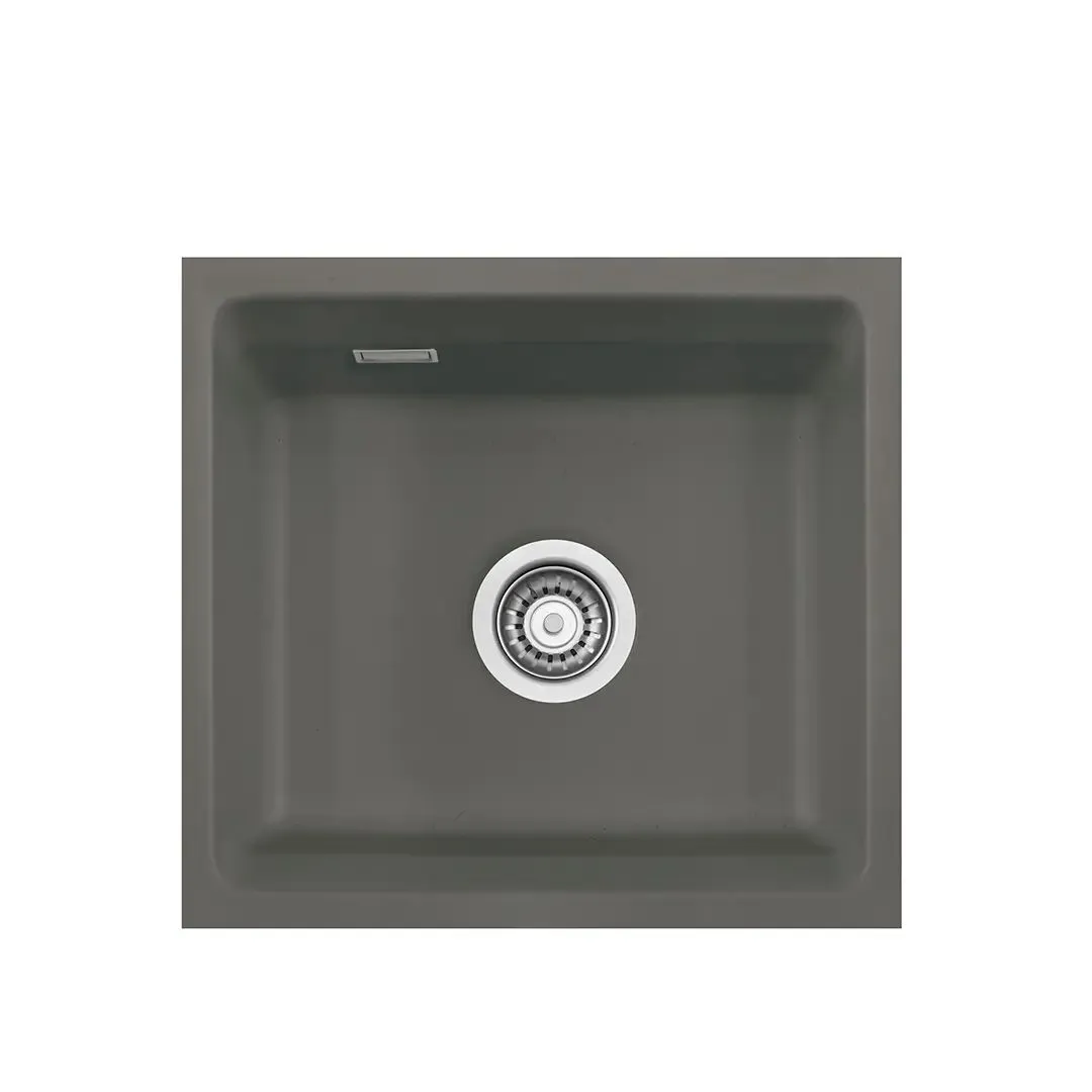 Systemceram Kara 42 U Lava, zlewozmywak ceramiczny, korek manualny