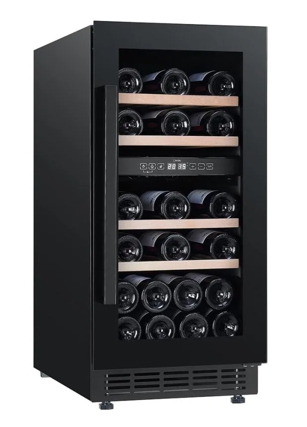 Cavin ACD40FGB Arctic Collection 40D Fullglass Black - Winiarka 40 cm do zabudowy 2 strefowa