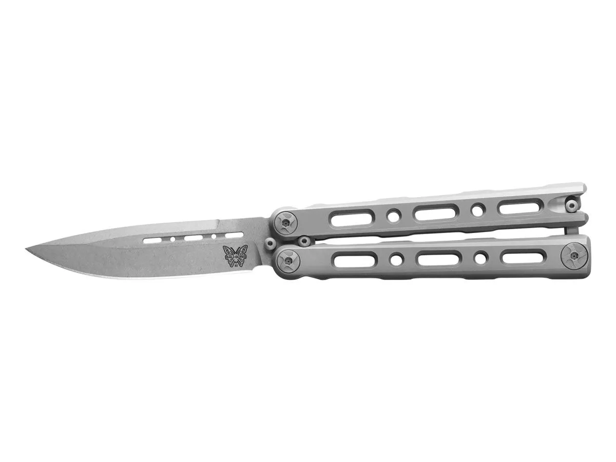 Benchmade BALI-SONG LARO 82 GRAY TITANIUM