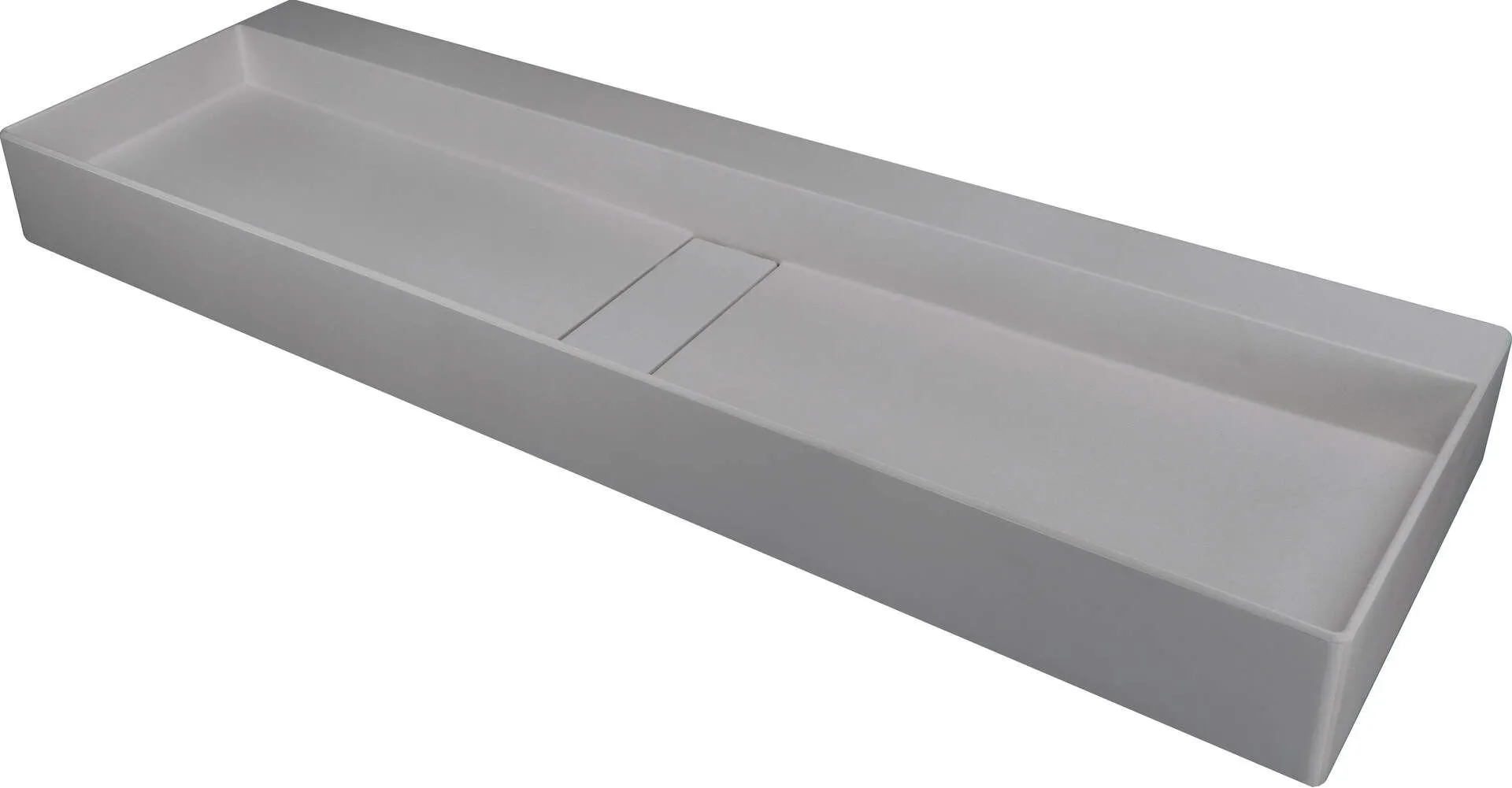 Deante CQB_SU2S Umywalka granitowa nablatowa 120cm z maskownicą