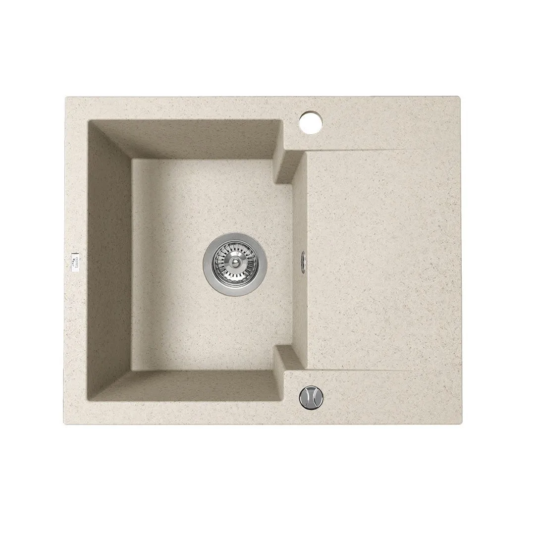 LAVEO Chichi - zlewozmywak 1-komorowy z półociekaczem