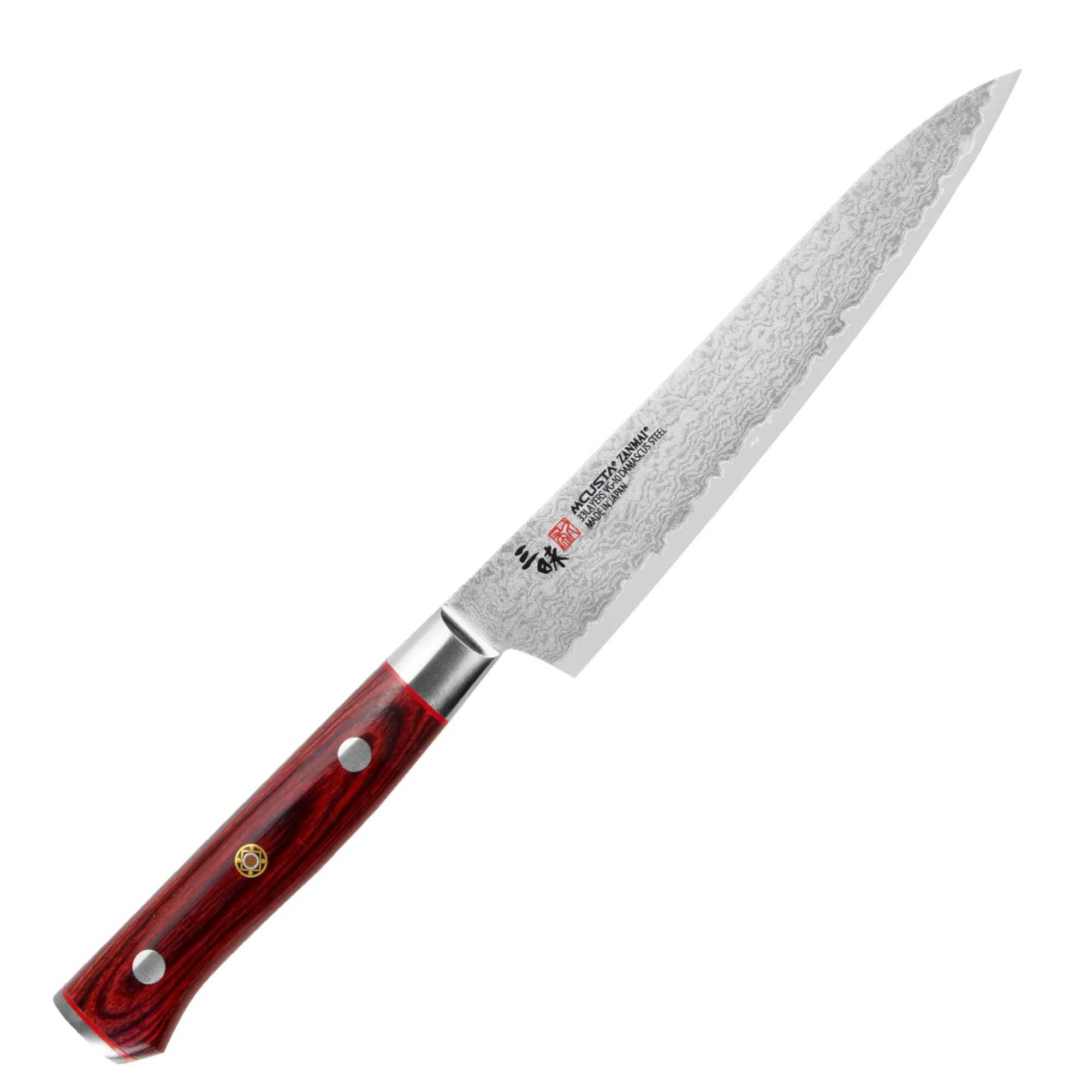Mcusta Zanmai VG-10 Pro Flame Nóż uniwersalny 15 cm