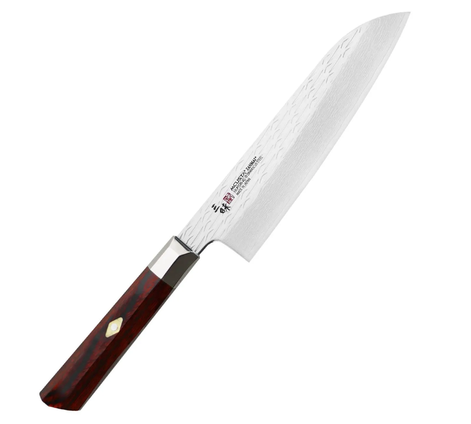 Mcusta Zanmai VG-10 Supreme Ripple Nóż Santoku 18 cm