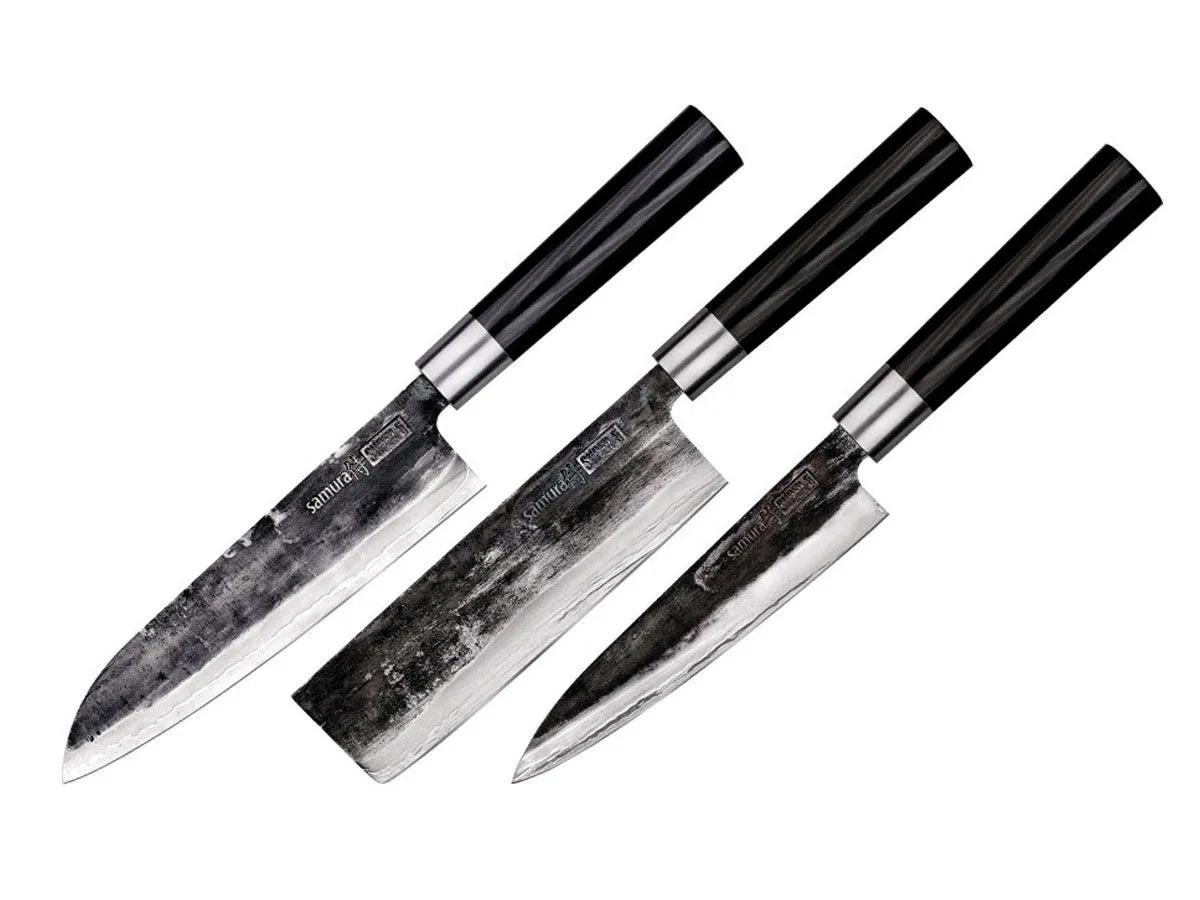 Samura SUPER 5 ZESTAW 3 SZT. (NAKIRI-SANTOKU-UNIW) SP5-0220