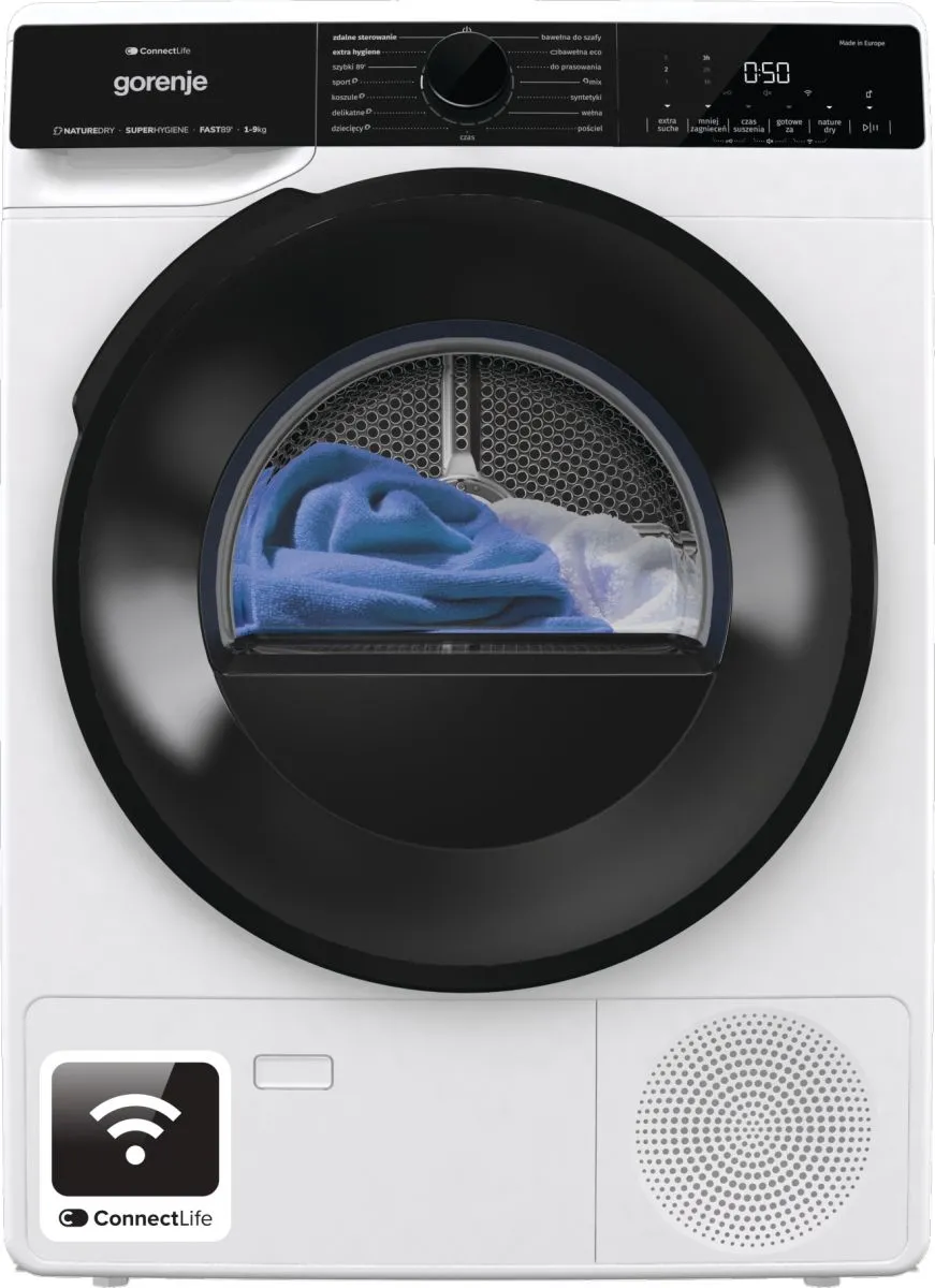 Gorenje DPNA92WIFI suszarka bębnowa z pompą ciepła, 9 kg