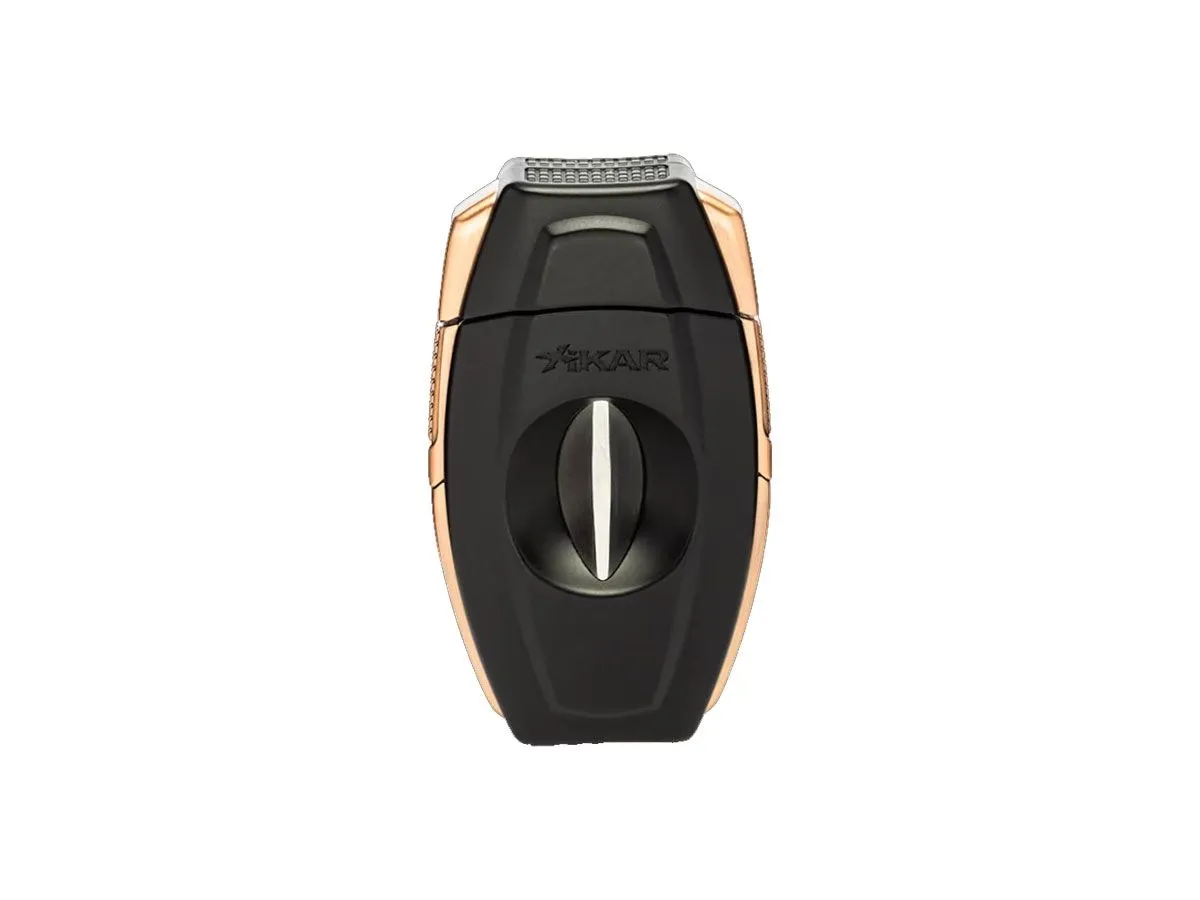 Xikar TAGLIASIGARI XI-160 FLIP DUAL CUTTER (160BKBZ) Black & Bronze