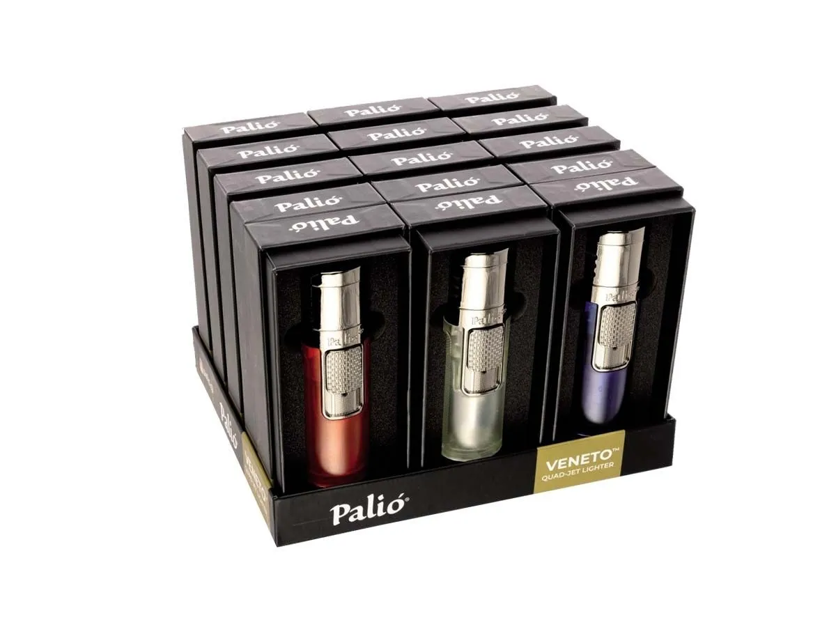 Paliò ACCENDISIGARI VENETO QUAD DIAMOND JET DISPLAY 15PZ
