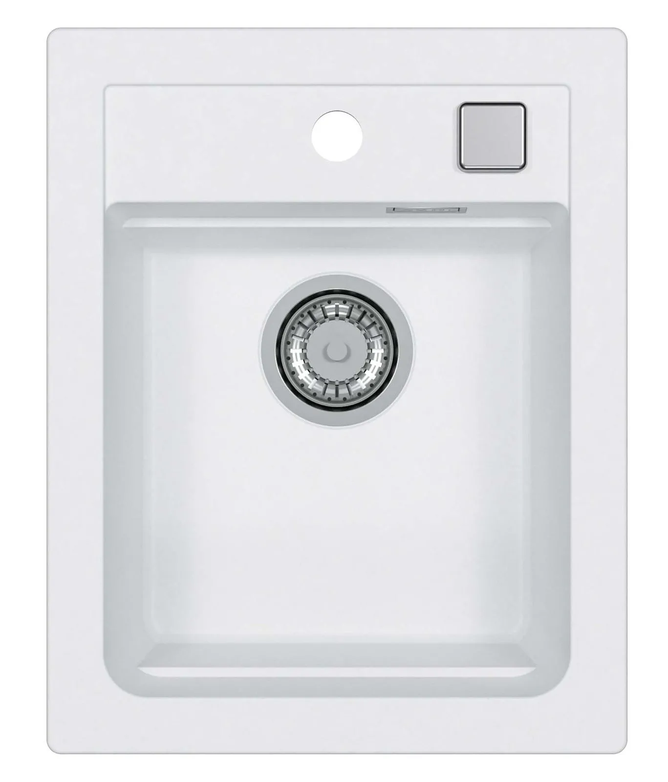 Alveus ATROX 10 kol. 91 CZARNY zlew Granital (400 x 500) 1 kom. z syfonem POP-UP 3 1/2"