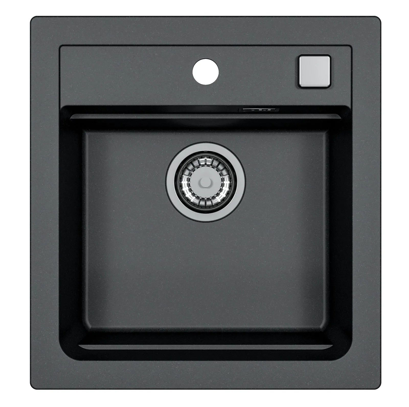 Alveus ATROX 20 kol. 91 CZARNY  zlew Granital 1 kom. z syfonem POP-UP 3 1/2"