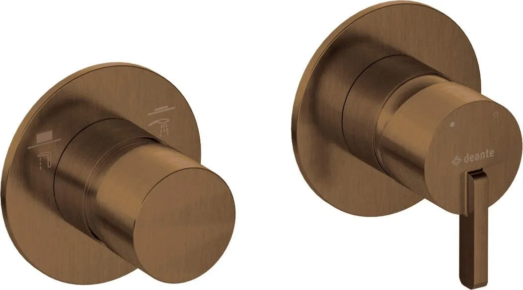 Deante BQS_C46P Bateria prysznicowa z przełącznikiem natrysku - pozioma